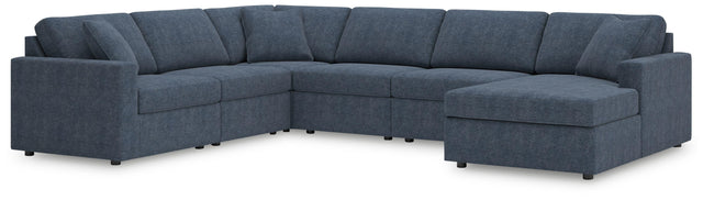 Ashley Modmax - Ink - 6-Piece Sectional With Raf Corner Chaise