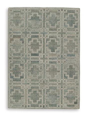 Ashley Jossland Medium Rug - Turquoise/Ivory