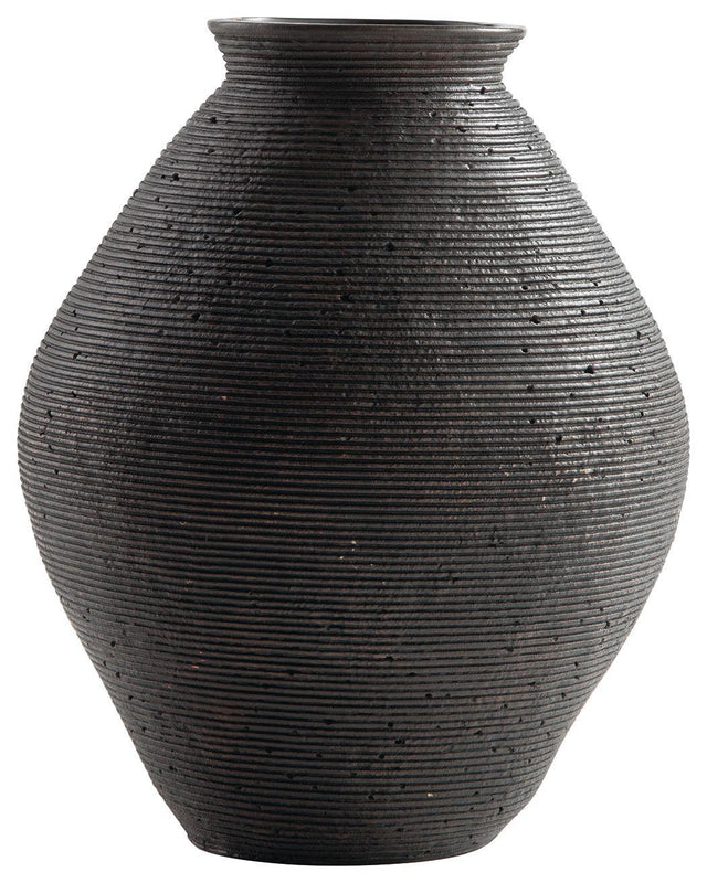 Ashley Hannela Vase - Antique Brown