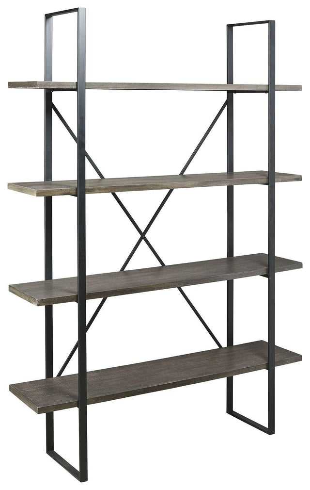 Ashley Gilesgrove Bookcase - Black/Gray