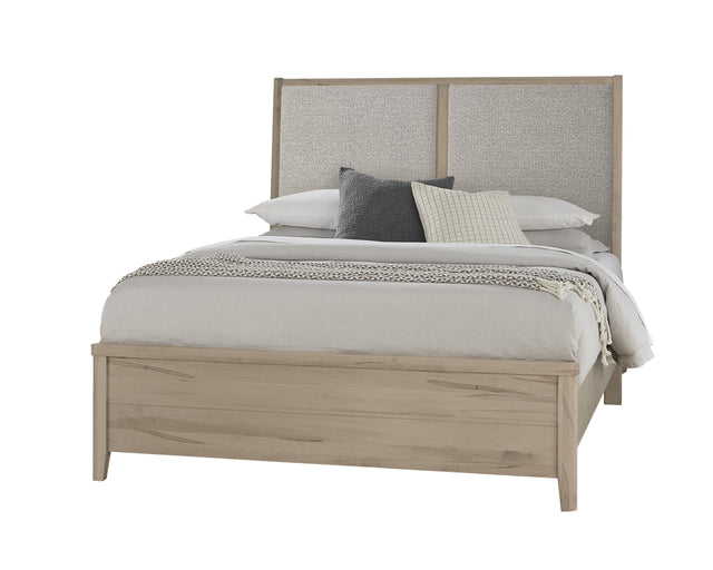 Vaughan-Bassett Woodbridge - King Upholstered Bed With Grey Fabric - Shadow Grey