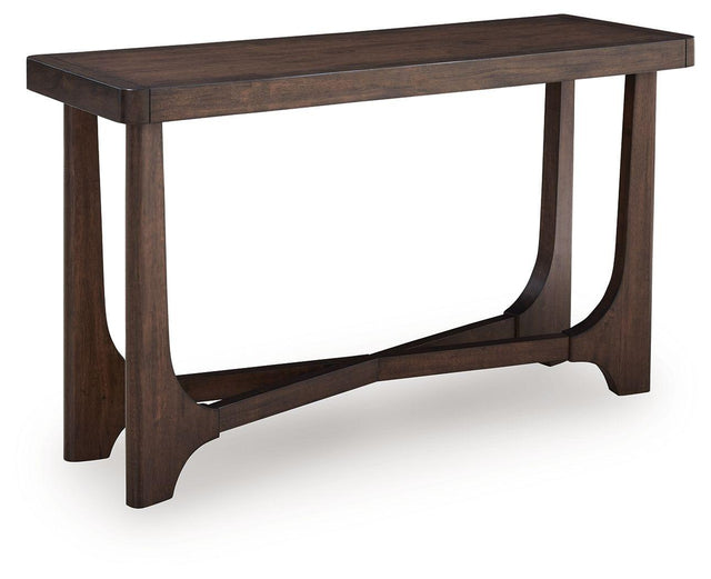 Ashley Korestone Sofa Table - Dark Brown