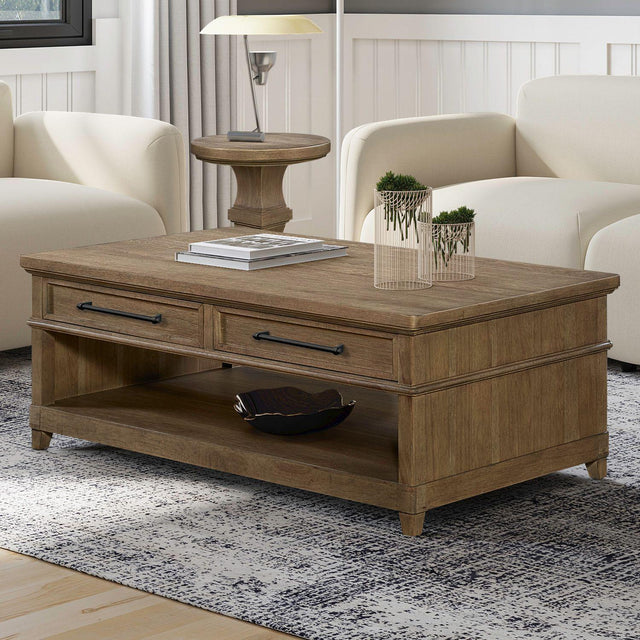 Liberty Furniture Artisan Home - Rectangular Cocktail Table - Brown