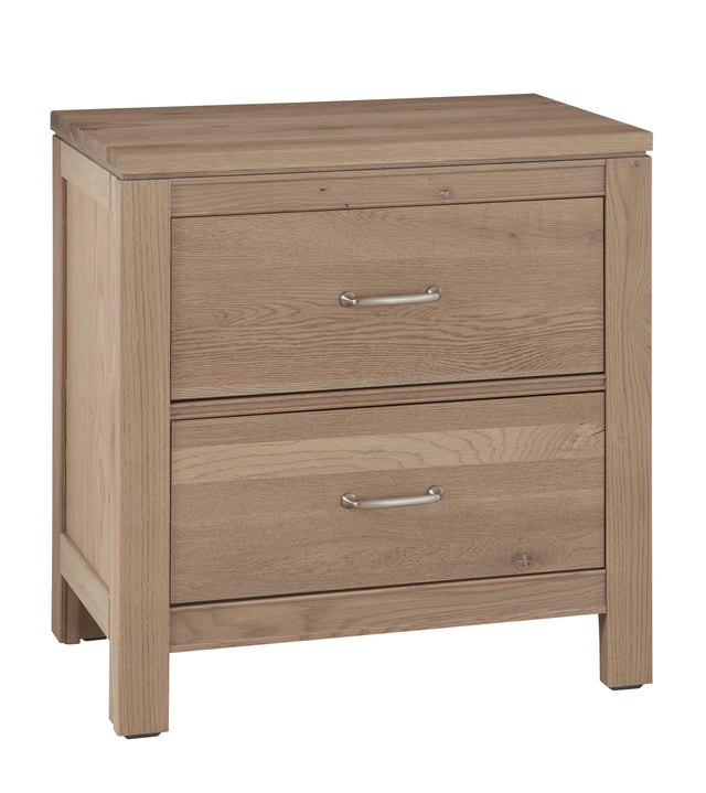 Vaughan-Bassett Tide & Timber - Nightstand - 2 Drawers - Clear Oak