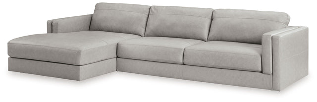 Ashley Amiata - Glacier - 2-Piece Sectional With Laf Corner Chaise