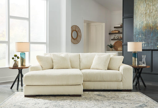 Ashley Lindyn - Ivory - Left Arm Facing Corner Chaise 2 Pc Sectional