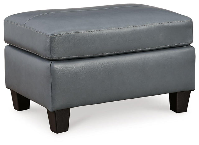 Ashley Genoa Ottoman - Steel