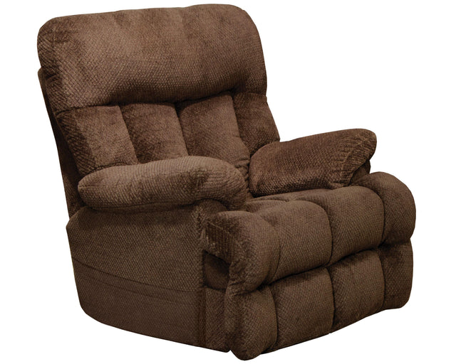 Catnapper Sterling - Power Headrest/Lumbar Power Lay Flat Recliner With Heat & Massage - Chocolate - 45"