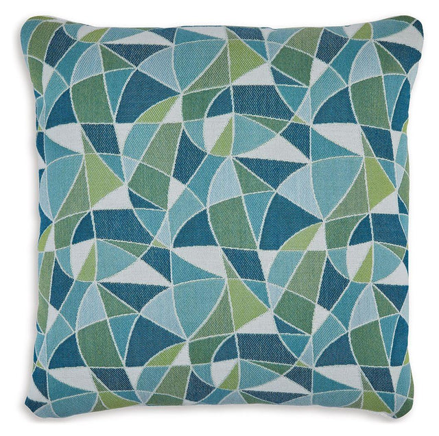 Ashley Seanow Next-Gen Nuvella Pillow (4/CS) - Green/Turquoise/White