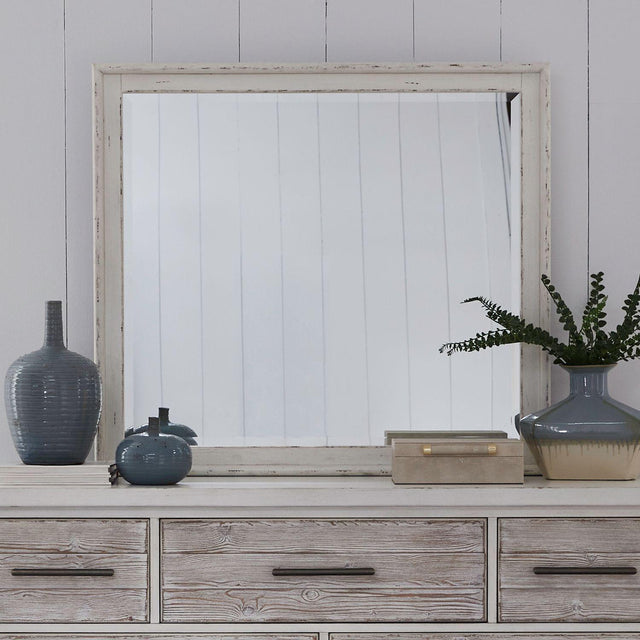 Liberty Furniture Backroads - Landscape Mirror - White