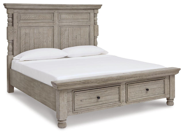 Ashley Harrastone - Gray - California King Panel Bed