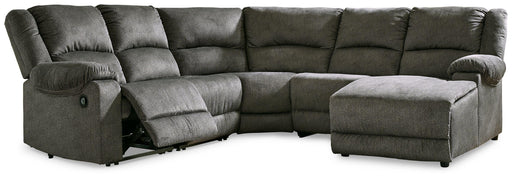 Ashley Benlocke - Flannel - Right Arm Facing Corner Chaise 5 Pc Sectional