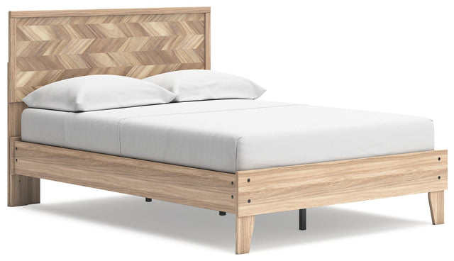 Ashley Battelle - Tan - Full Panel Platform Bed