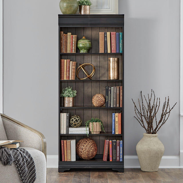 Liberty Furniture Meritage - 72" Bookcase (RTA) - Black