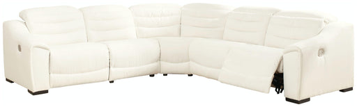 Ashley Next-gen Gaucho - Chalk - Zero Wall Recliners With Armless Chair 5 Pc Sectional