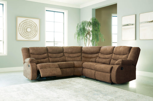 Ashley Partymate - Brindle - 2-Piece Reclining Sectional