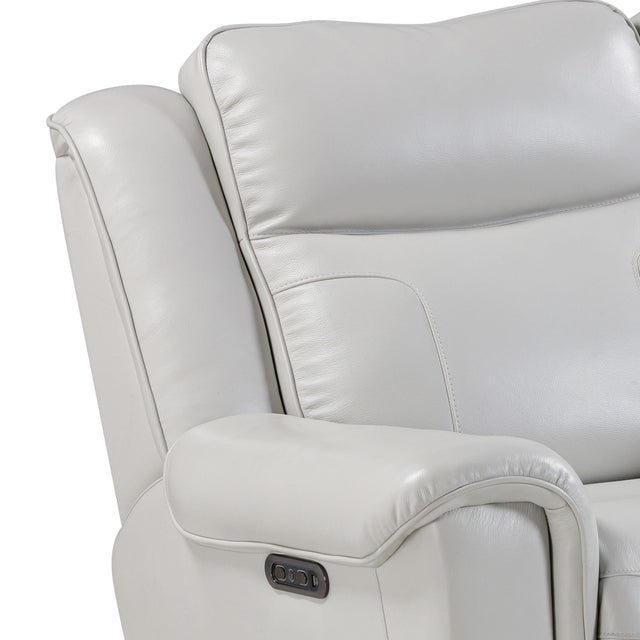 Parker House Atlantis - Power Reclining Zero Gravity Sofa Loveseat And Recliner - Whisper Ivory