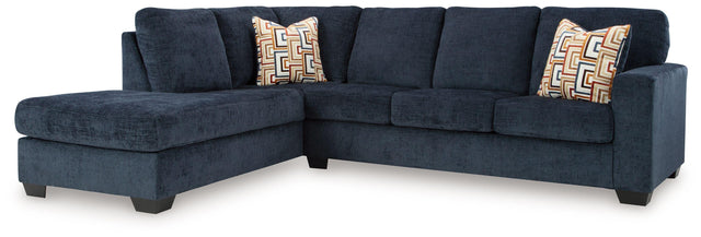 Ashley Aviemore - Ink - 2-Piece Sectional With Laf Corner Chaise