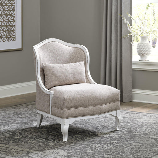 Liberty Furniture Magnolia Manor - Upholstered Accent Chair - Antique White & Weathered Bark