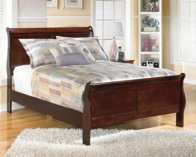 Ashley Alisdair - Dark Brown - Full Sleigh Bed