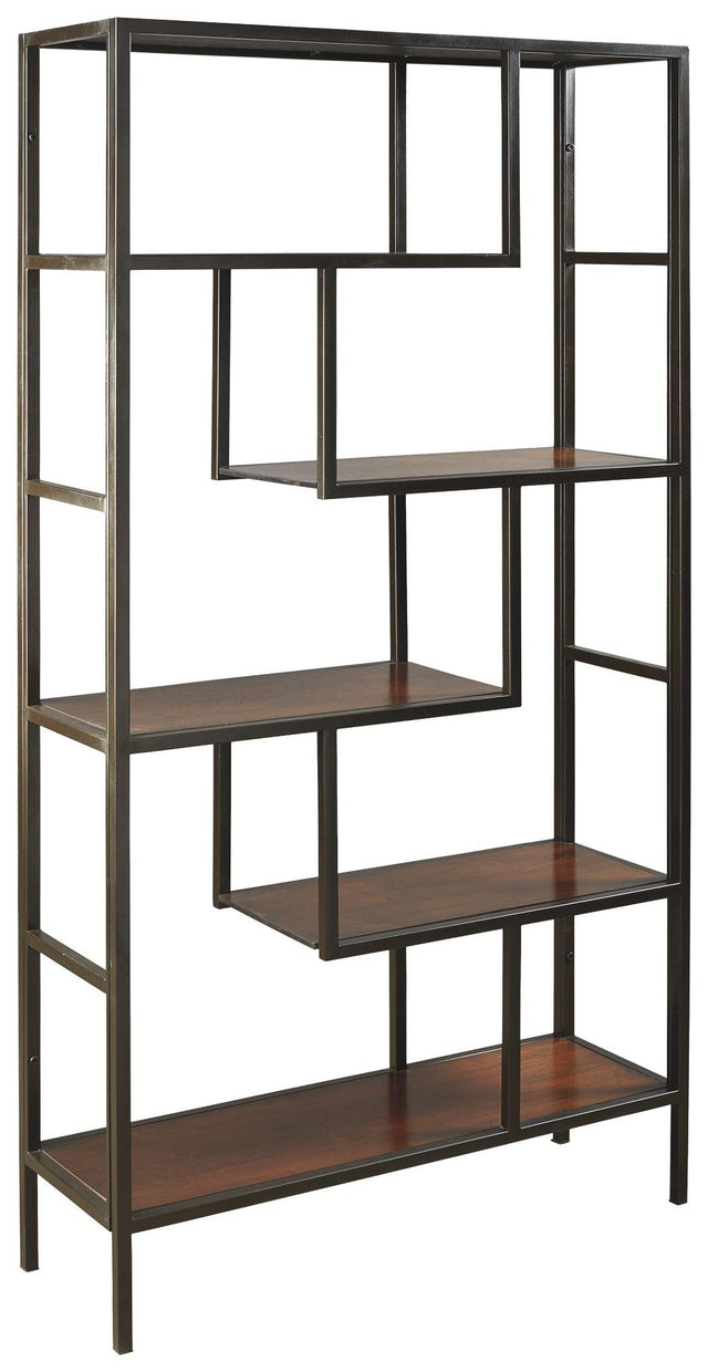 Ashley Frankwell Bookcase - Brown/Black