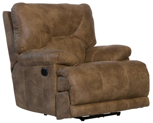 Catnapper Voyager - Power Lay Flat Recliner - Brandy - Fabric