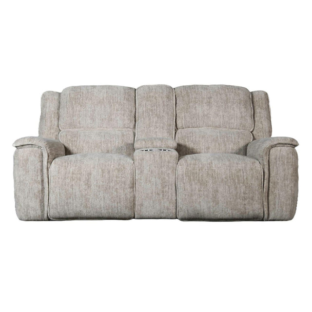 Liberty Furniture Clayton - Loveseat With Console P3 & ZG - Galactic Parchment