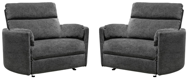 Parker House Radius Xl - Extra Wide Power Glider Recliner (Set of 2) - Mediterranean