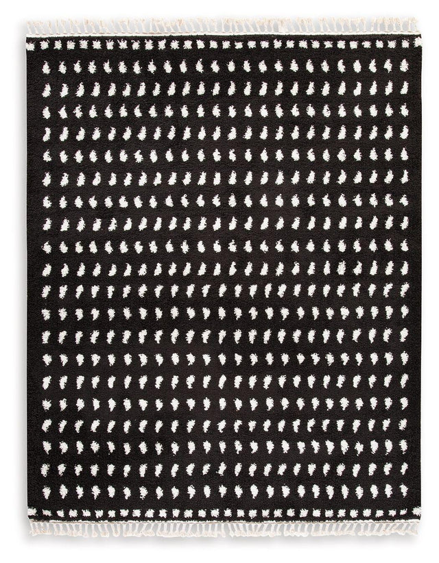 Ashley Minston Large Rug - Black/White