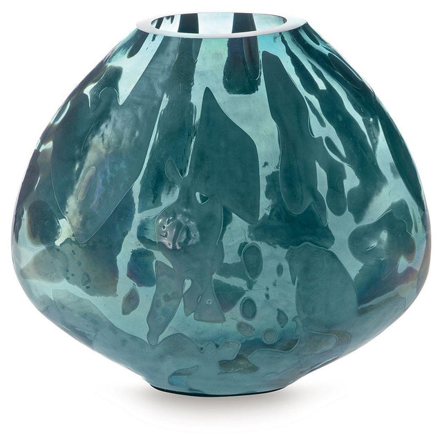 Ashley Cartshaw Vase - Iridescent Teal