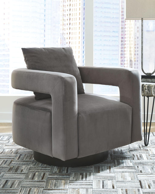 Ashley Alcoma Swivel Accent Chair - Otter