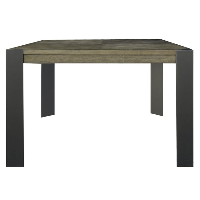 Parker House Cedar Fork - Dining 54 In. Square Counter Height Table - Smoked Arabica