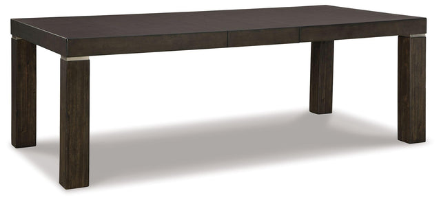 Ashley Hyndell RECT Dining Room EXT Table - Dark Brown