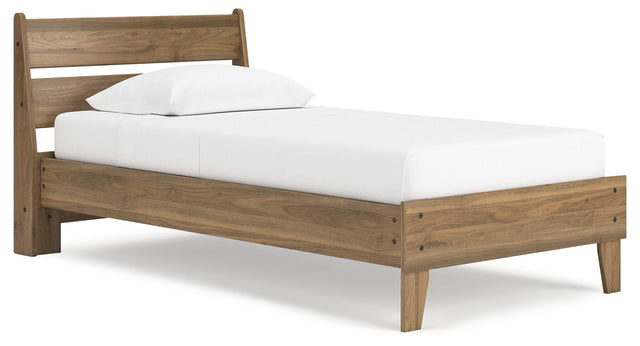 Ashley Deanlow - Honey - Twin Platform Panel Bed