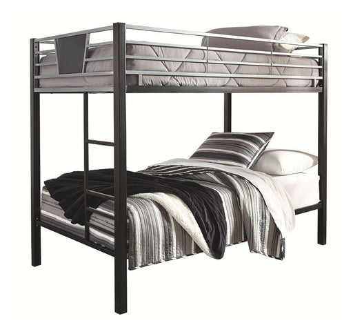 Ashley Dinsmore Twin/Twin Bunk Bed w/Ladder - Black/Gray