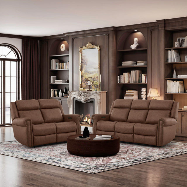 Liberty Furniture Carlton - Sofa & Loveseat - Vintage Brown