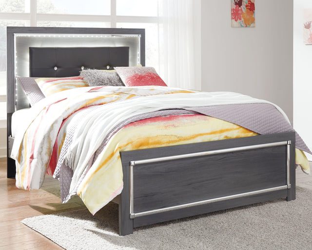 Ashley Lodanna - Gray - Full Panel Bed