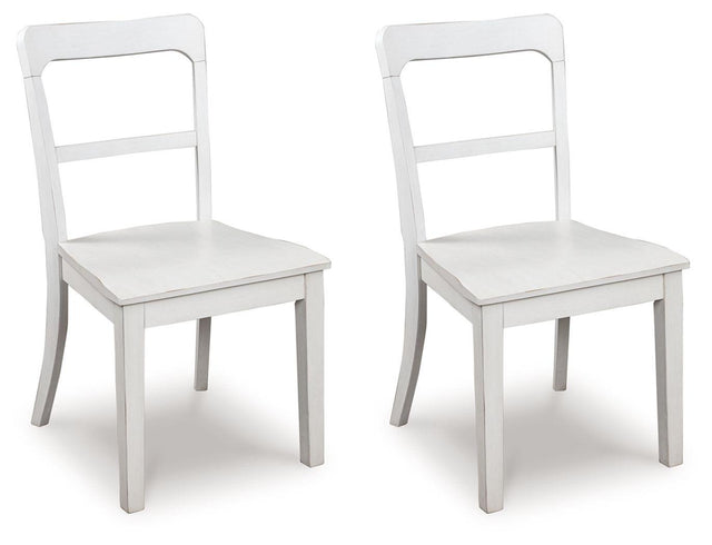 Ashley Greddinton Dining UPH Side Chair (2/CN) - White