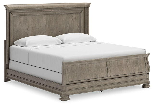 Ashley Lexorne - Gray - King Sleigh Bed