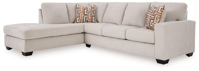 Ashley Aviemore - Stone - 2-Piece Sectional With Laf Corner Chaise