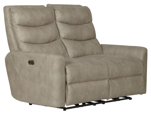 Catnapper Gill - Power Reclining Loveseat - Putty