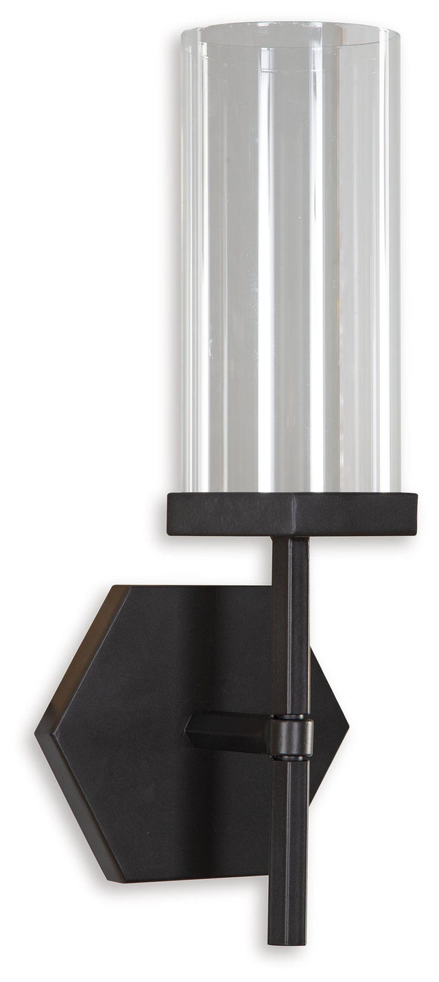 Ashley Teelston Wall Sconce - Gunmetal Finish