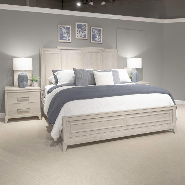 Liberty Furniture New Haven - King Panel Bed - White