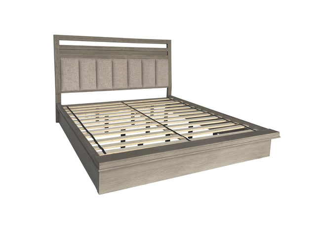 Parker House Pure Modern Bedroom - King Platform Bed - Moonstone