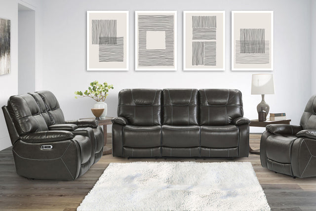 Parker House Axel - Power Reclining Sofa Loveseat And Recliner - Ozone