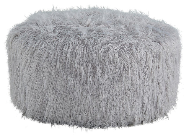 Ashley Galice Oversized Accent Ottoman - Light Gray