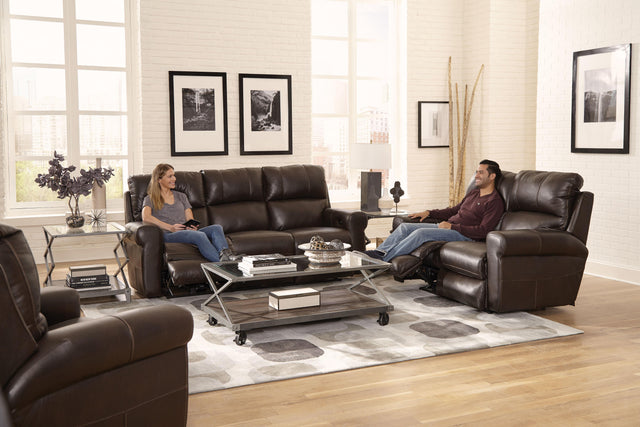 Catnapper Torretta - Power Lay Flat Reclining Loveseat - Chocolate - 39"