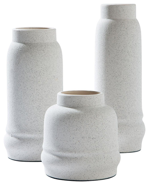 Ashley Jayden Vase Set (3/CN) - White