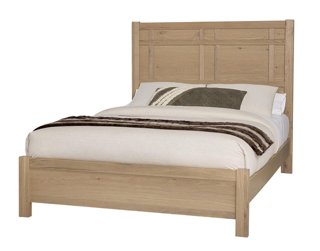 Vaughan-Bassett Custom Express - California King Architectural Bed - Clear Oak