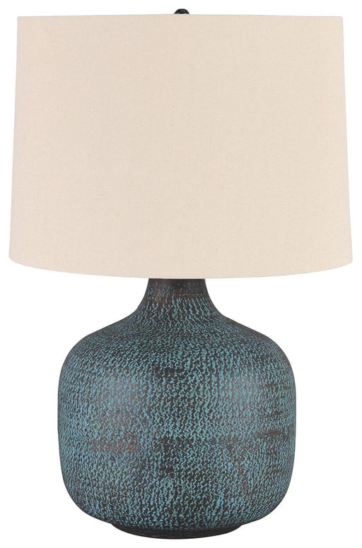 Ashley Malthace Metal Table Lamp (1/CN) - Patina